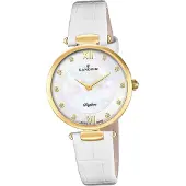 Candino Damen Uhr Analog Elegant Leder Armbanduhr Elegance weiß D2UC4670/3