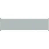 Syfax Seitenmarkise Ausziehbar 614x160 cm Grau