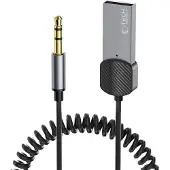 Tech-Protect Ultraboost Bluetooth Aux Audio-Adapterkabel Grau
