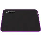 Lorgar LRG-GMP313, Schwarz, Violett, Abbildung, Elasthan, Anti-Rutsch-Basis, Gaming-Mauspad