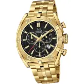 Jaguar Herren Uhr Chronograph Elegant Luxus Edelstahl Executive gold D2UJ853/B