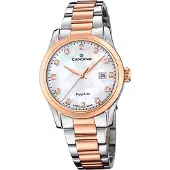 Candino Damen Analog Armbanduhr silber kupfer rosegold Classic D2UC4739/1