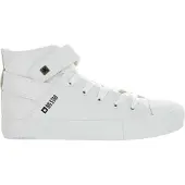 Big star Damen Leder Hohe Turnschuhe V274541 Weiß 37