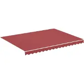 Syfax Ersatzstoff für Markise Burgunderrot 400x300 cm Polyester
