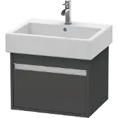 Duravit Waschtischunterschrank Ketho 55x44cm, graph ma, 1 Auszug, wandhängend