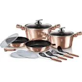 Berlinger Haus Bh-7058 Roséglorit-Kochgeschirr-Set, 13-Teilig