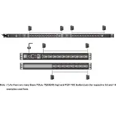 Aten 0U Basis-PDU mit Überspannungsschutz, Standard, 0U, Aluminium, Schwarz, 24 AC-Ausgänge, C13-Koppler, C19-Koppler