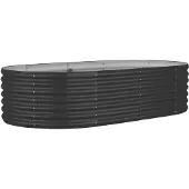 Syfax Hochbeet Verzinkter Stahl 152x80x36 cm Anthrazit