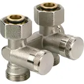 Danfoss Universalverschraubung RLV-K für Ventil-Heizkörper, Heizkörper G 3/4, Durchgang