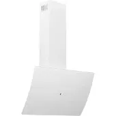 vidaXL Dunstabzugshaube 60 cm Stahl und Hartglas Weiß