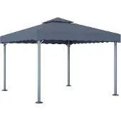 Syfax Pavillon 300 x 300 cm Anthrazit Aluminium