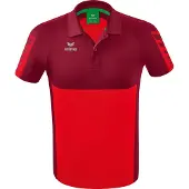 Erima Six Wings Poloshirt M rot/bordeaux