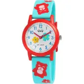 Q&Q Kinderuhr mit Silikonarmband, 10 Bar wasserdicht