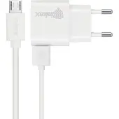 Inkax , Wandladegerät mit Micro-USB Ladekabel (1A) für Smartphones, Weiß