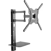 Macleans Fernseher TV Wandhalterung mit DVD Ablage Regal Halterung VESA 100-400 Halterung