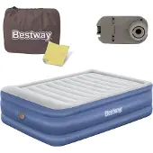 Bestway 67690, Doppelmatratze, Queen Size, Rechteck, Drinnen, Integrierte Luftpumpe