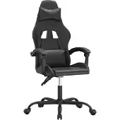 Syfax Gaming-Stuhl Schwarz Kunstleder