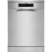 AEG FFB53937ZM, Freistehend, Standardgröße (60 cm), Edelstahl, Schwarz, Tasten, kalt, Heiß