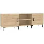 Syfax TV-Schrank Sonoma-Eiche 150x30x50 cm Holzwerkstoff