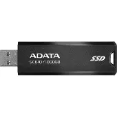 ADATA SC610, 1 TB, USB Typ-A, 3.2 Gen 2 (3.1 Gen 2), 550 MB/s, 10 Gbit/s, Schwarz