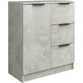Syfax Sideboard Betongrau 60x30x70 cm Holzwerkstoff