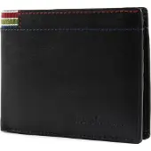 Bruno Banani Leder Geldbörse Bifold Wallet Black schwarz