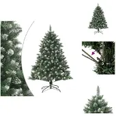 vidaXL Künstlicher Weihnachtsbaum mit Ständer 120 cm PVC - Weihnachtsbäume