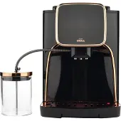 Arzum OK0028-0400 Kaffeemaschine Bronze mit Milchbehälter