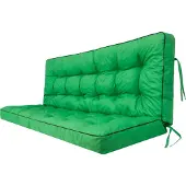 Stanis³aw Jurga Pillowprim "Pola" Sitzpolster für Hollywoodschaukel – 120x110cm – wetterfest & bequem, Grün