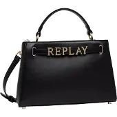 Replay Umhängetasche Handtasche Crossbody Bag Black schwarz