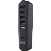 IPEGA USB/USB-C HUB for PS5 Slim Black