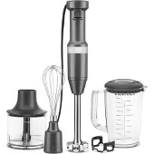 KitchenAid 5KHBV83EDG Mixer Stabmixer mit Zubehör Dunkelgrau Factory Serviced