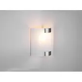 Meine Wunschleuchte Design LED Wandlampe mit Lampenschirm Glas, flach, Treppenhaus, innen, Flurlampe