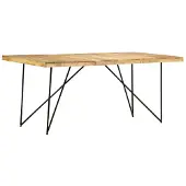 Syfax Esstisch 180×90×76 cm Mango Massivholz