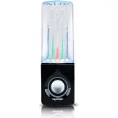 Sonstiges Bluetooth Lautsprecher Dancing Aqua Musikbox mit TWS-Verbindung und Wasserfontänen - Partybox mit Lichtshow - Kompakt und Leistungsstark - Schwarz