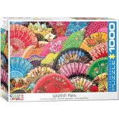 Empireposter Spanische Flamenco Fächer - 1000 Teile Puzzle im Format 68x48 cm
