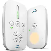Philips AVENT Audio Monitors Essential SCD502/26 DECT-Audio-Babyphone, DECT-Babyfon, 120 Kanäle, 300 m, 50 m, 300 m, Weiß