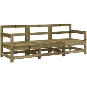 Sonstiges 3-tlg. Garten-Lounge-Set Kiefernholz Imprägniert
