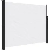 Syfax Seitenmarkise Ausziehbar Weiß 160x600 cm