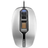 Cherry MC 4900 Kabelgebundene Fingerabdruck-Maus, Silber/ Schwarz USB, Beidhändig, Optisch, USB Typ-A, 1375 DPI, Schwarz, Silber