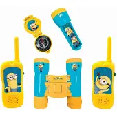 Lexibook Minions Abenteuer-Set mit Walkie-Talkies, Fernglas und Kompass