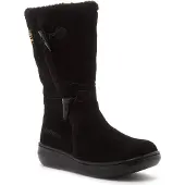 Rocket dog - Damen Winterstiefel "Slope", Wildleder FS6571 (36 EU) (Schwarz)