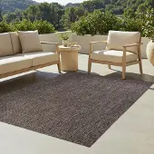 Tapiso Teppich YUCANA Outdoor Braun Balkon UV-beständig 200 x 290 cm