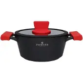 Zwieger Obsidian Topf mit Deckel 20Cm Induktion