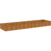 Syfax Hochbeet 387x100x36 cm Cortenstahl