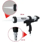 Ks Tools Druckluft-Kartuschen-Pistole 310 ml