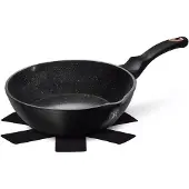 Berlinger Haus Black ROSE BH-6184 Bratpfanne, 24 cm max. Durchmesser, Aluminium, Induktionsherd-geeignet, Antihaftbeschichtung