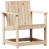 Syfax Gartenstuhl 62x56x77 cm Massivholz Kiefer