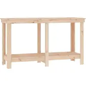 Syfax Werkbank 140x50x80 cm Massivholz Kiefer