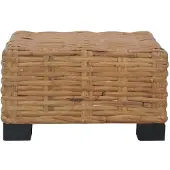 Syfax Couchtisch 47x47x28 cm Rattan Natur